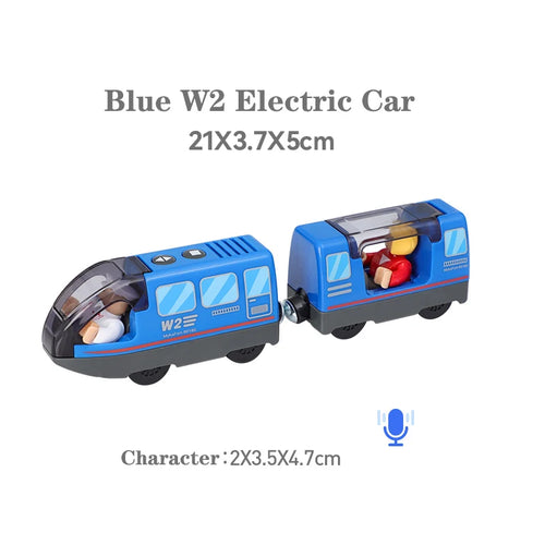 Wooden Railway Compatible Battery Operated Train Set With Realistic Locomotive ToylandEU.com Toyland EU