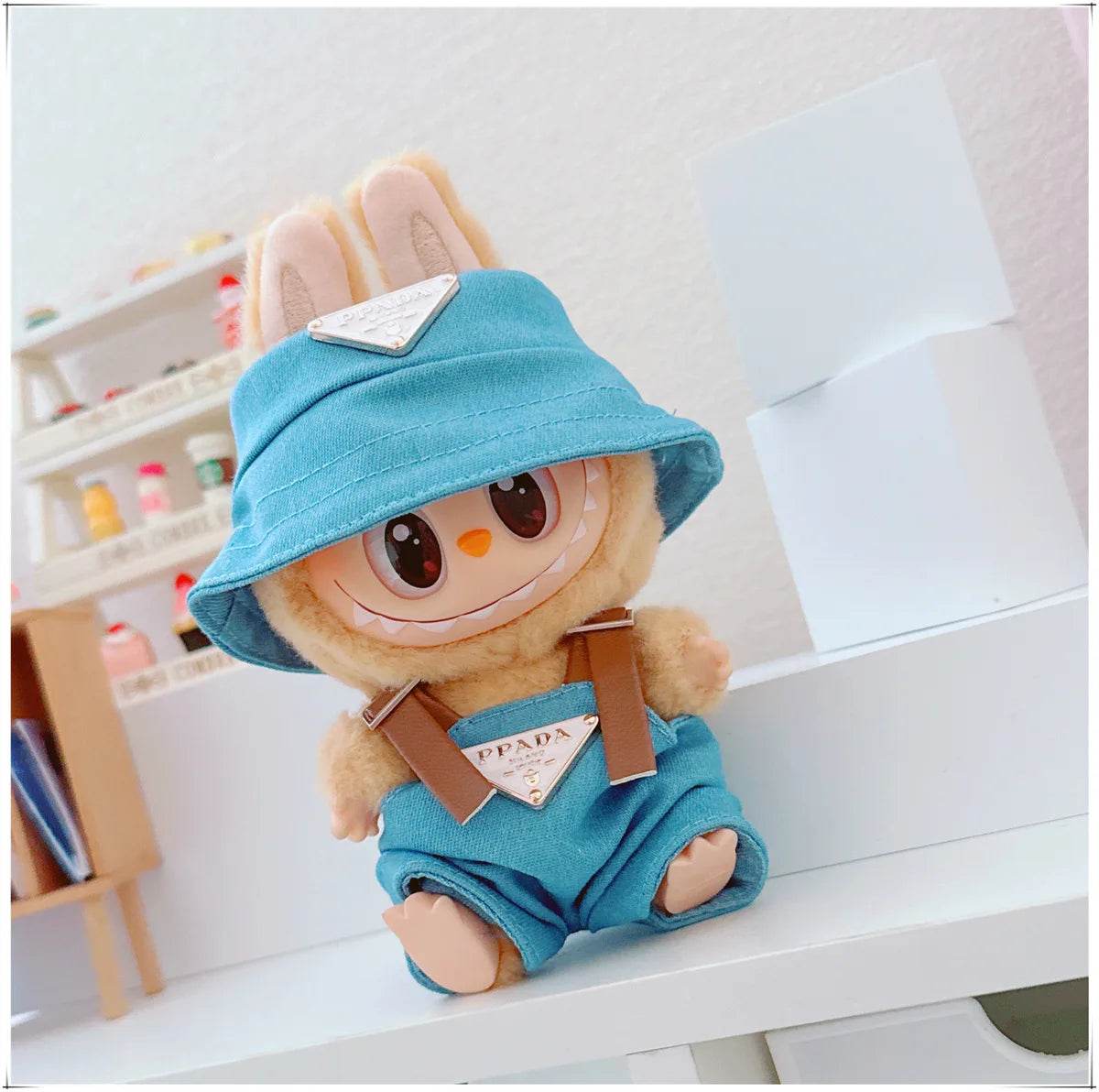 Labubu V1v2v3 17cm Sitting Party Macaron Fashion Set - ToylandEU