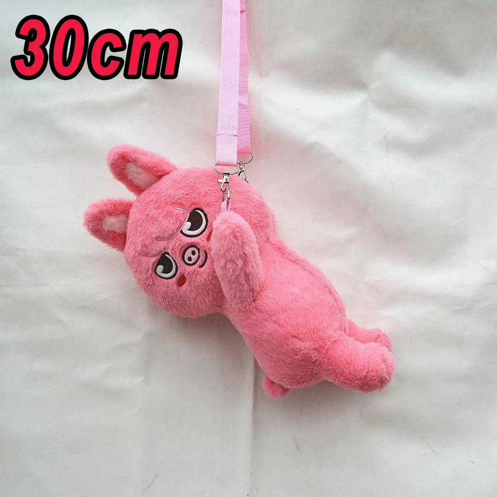 Skzoo Wolfchan Plush Toy | 23-50 cm Size | PP Cotton Filling | Large Size