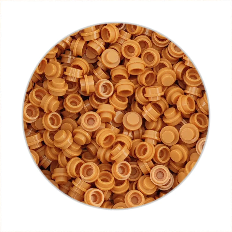 Building Block Plates | 1X1 Round Shape | Lego Compatible | Assorted Pack