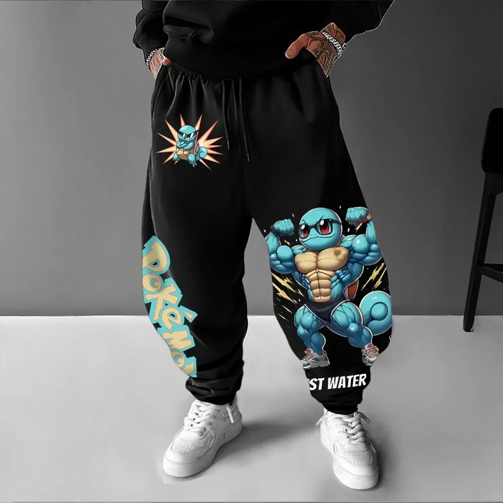 Sweatpants | Pokémon Printed | Unisex Loose Fit | Standard Sizes
