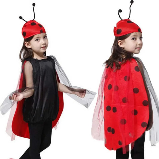 Charming Kids' Ladybug Costume Set - Perfect for Halloween & Parties