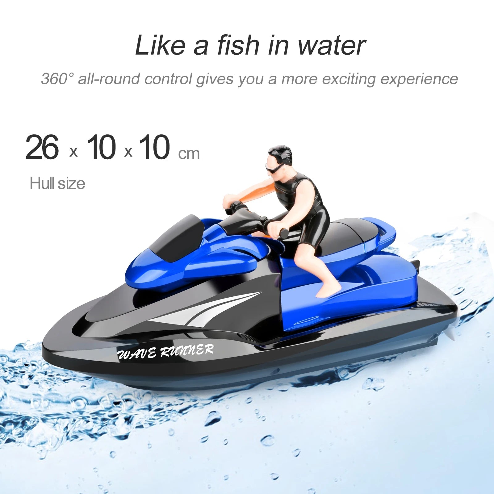 High-Speed RC Boat 809 2.4G Remote Control Motorboat - ToylandEU