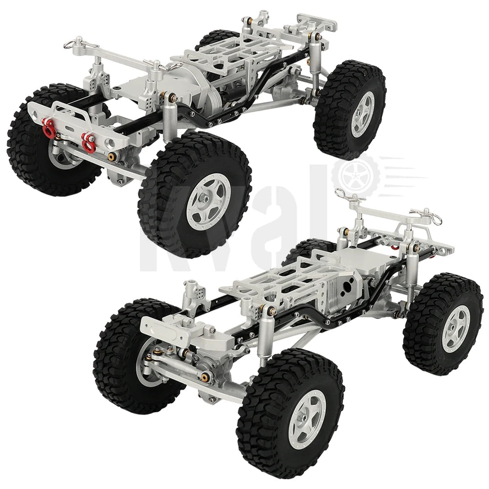 Metal Upgrade Car Frame with Double Front Axles For AXIAL 1/24 SCX24 Toyland EU