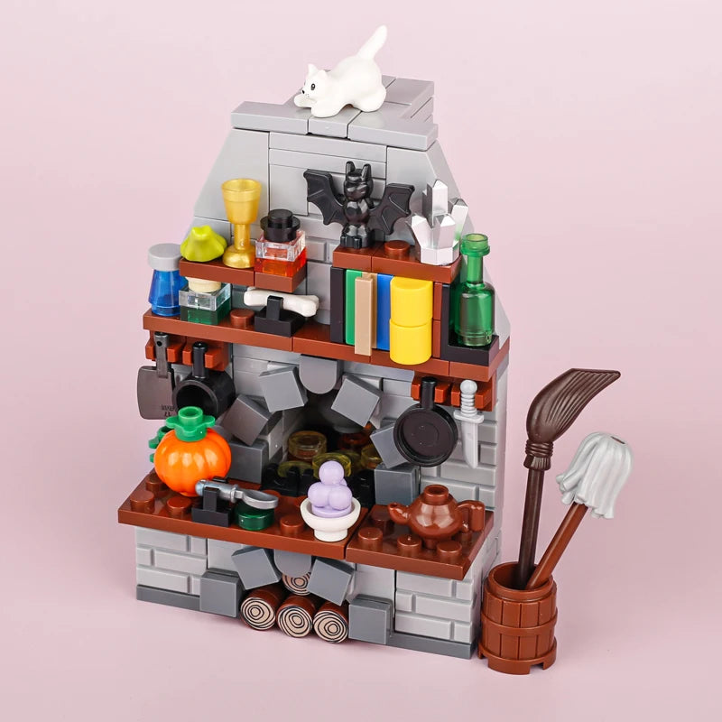 Building Blocks | Compatible With Lego | Medieval Furniture Set | For Kids