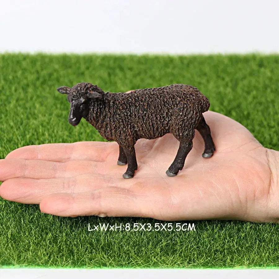 Realistic Farm Animal Figures Set Sheep Goat Antelope Models - ToylandEU