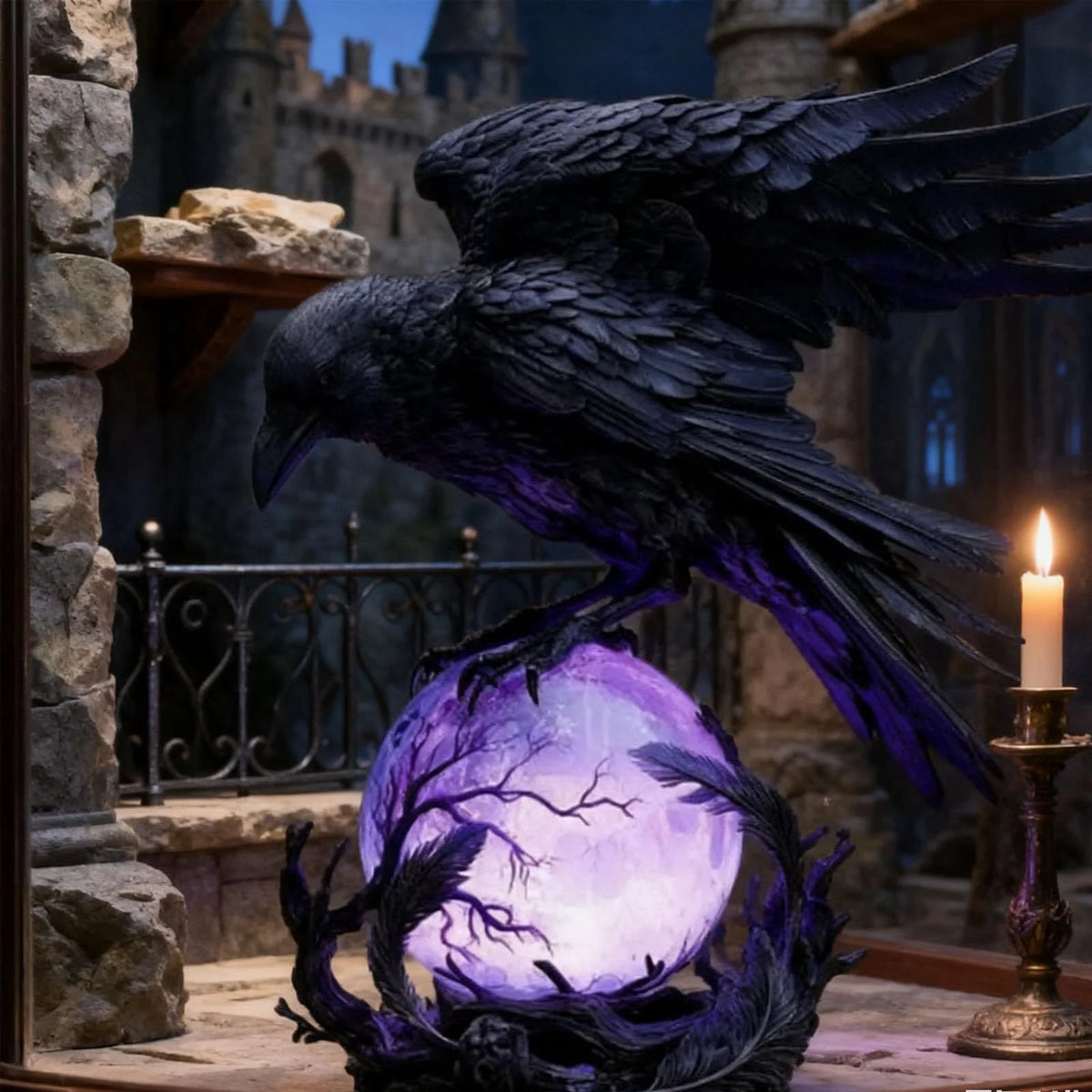 Gothic Eagle Night Light | USB Power Supply | Moonlight LED Glow