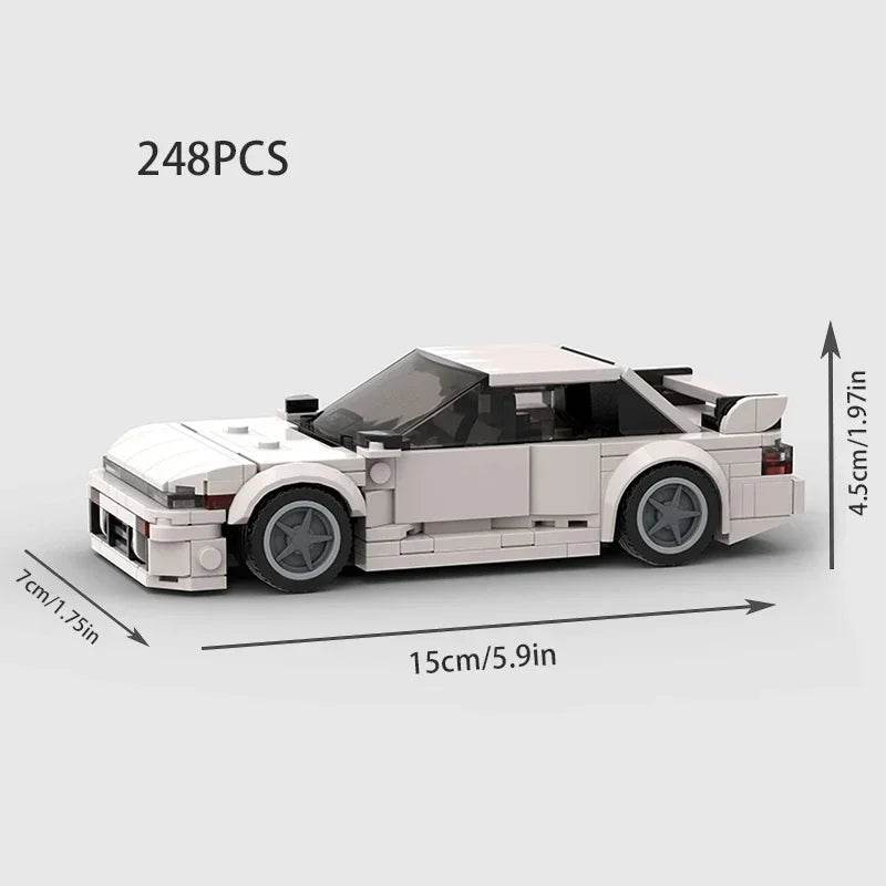 Moc Speed Champions AE86 Cars Racers Building Blocks Set - ToylandEU