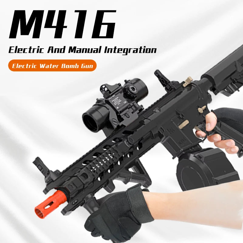 Gel Ball Gun | 7.4V High Speed Upgrade | Manual Automatic Dual Mode