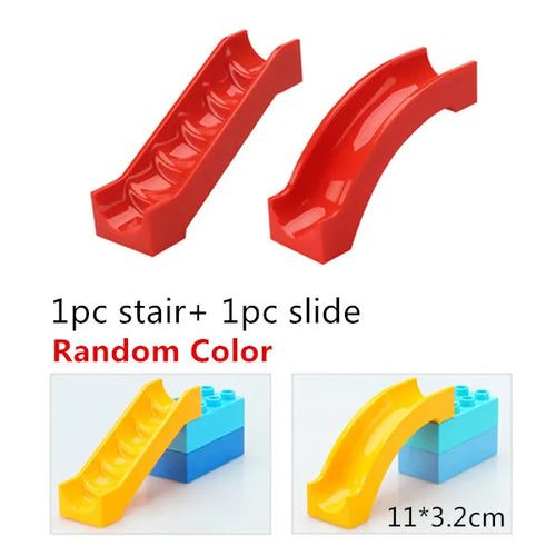 Big Building Blocks Marble Race Run Track Dinosaur Part Compatible ToylandEU.com Toyland EU