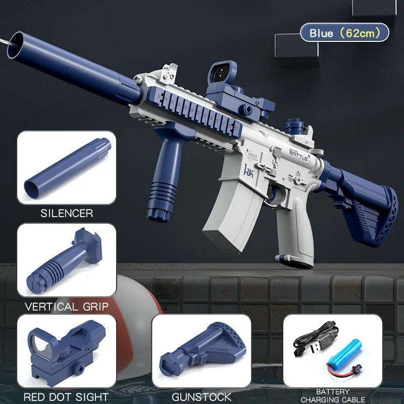 Electric Water Gun | Full Auto | LED Lighting | M416 Pistol