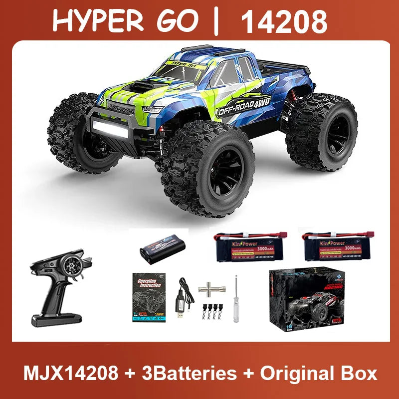 Hyper Go MJX 1/14 RC Car 4WD Brushless High-Speed Off-Road