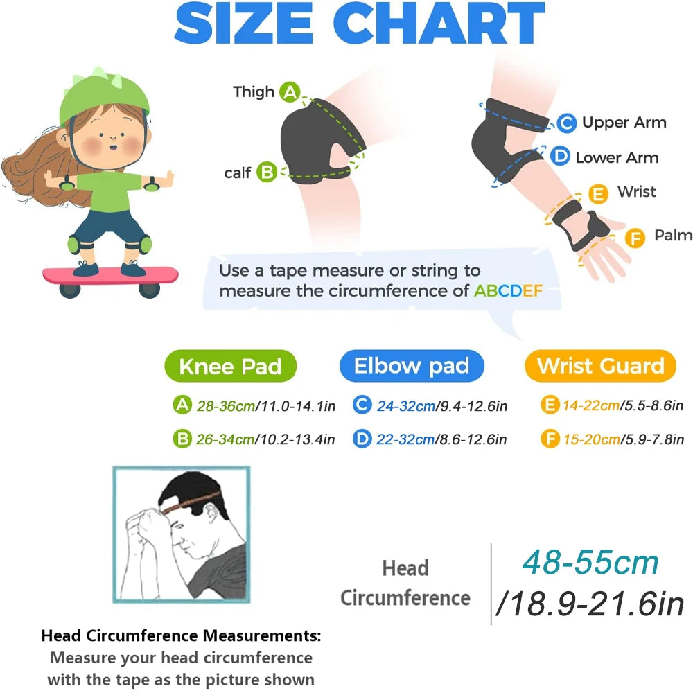 Kids Bike Helmet | Adjustable Fit | ABS Guard Set | Ages 3 To 10