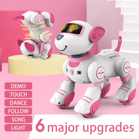 RC Robot Dog With Voice Remote Control Dancing Singing Toy