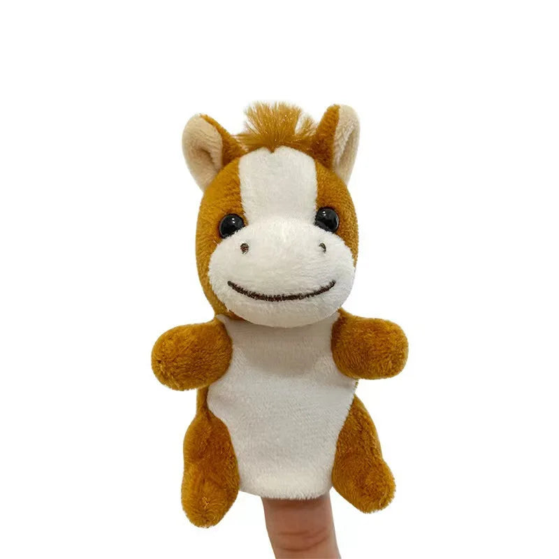 Kawaii Plush Doll Finger Puppet Toy Educational Fun for Kids
