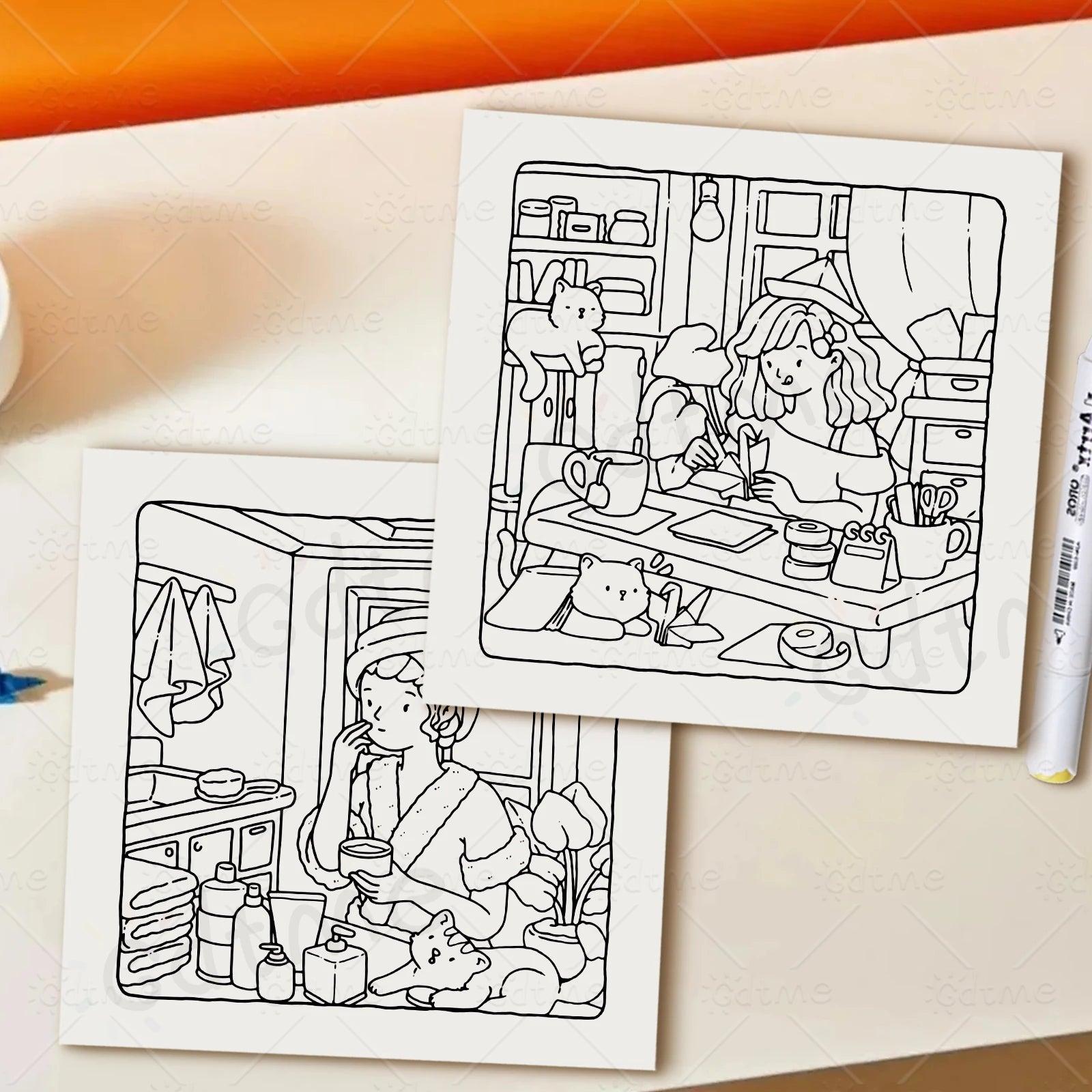 Adult Coloring Book | Bold Easy Patterns | Toylandeu™