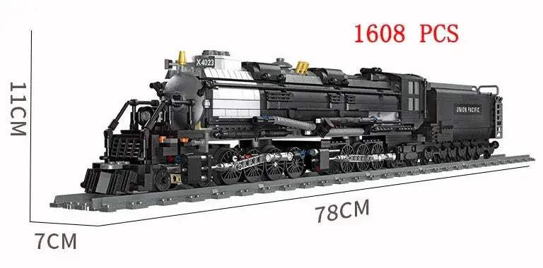 Lego Compatible City Train Set Building Blocks With Tracks - ToylandEU