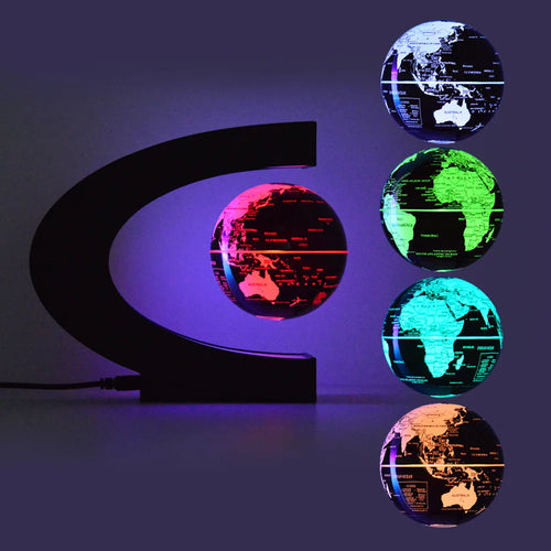 3 Inch Magnetic Levitation Globe with C Shaped Night Light ToylandEU.com Toyland EU