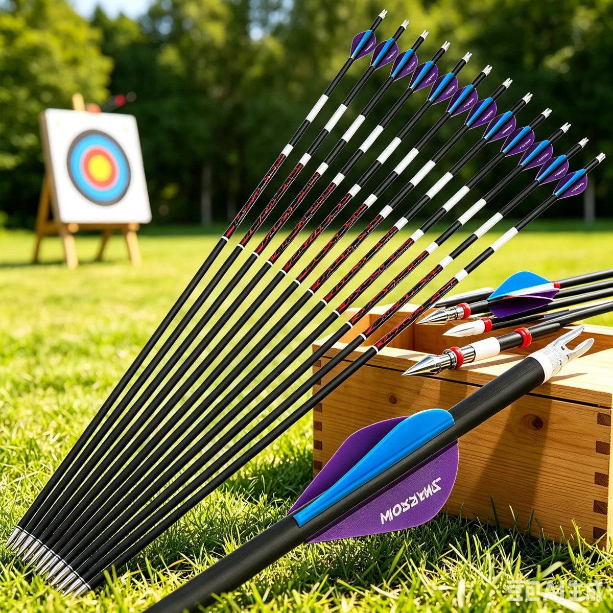 Pure Carbon Arrows | 6.2mm ID Multi Spine | Toylandeu™