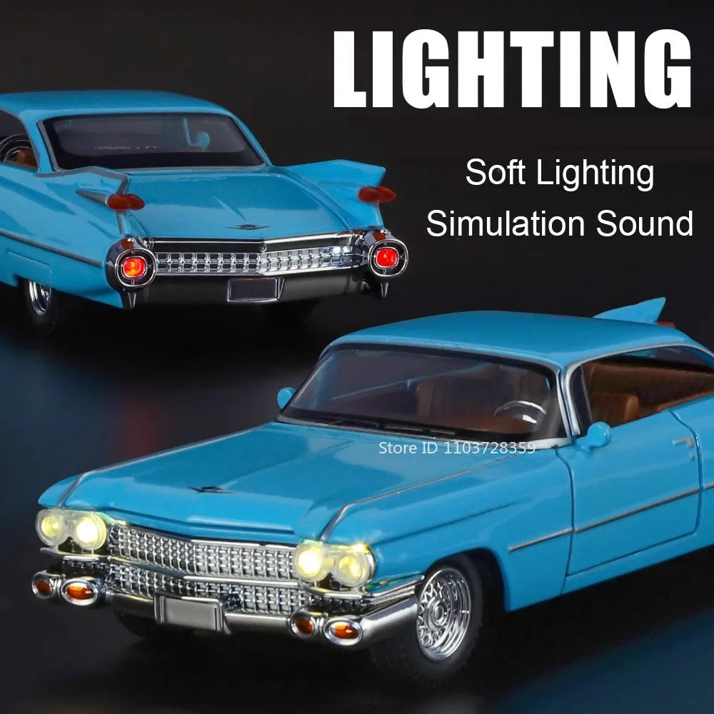 1:32 Alloy Diecast Car | Sound Light | Pull Back Open Doors | For Kids Gift