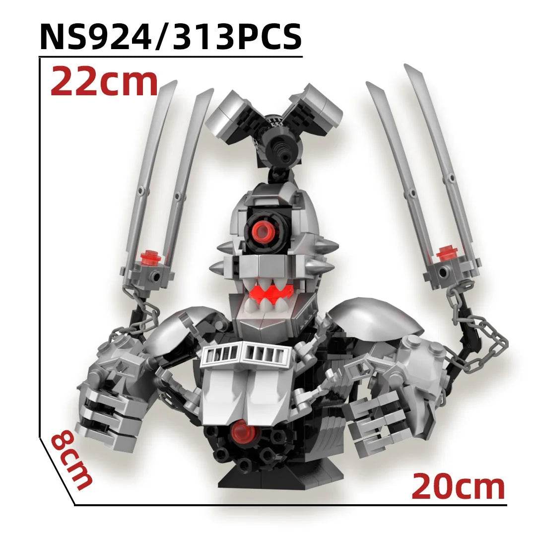 MOC Skibidi Figures Toilet Man Titan Clock King Blocks Set Building Bricks MOC - ToylandEU