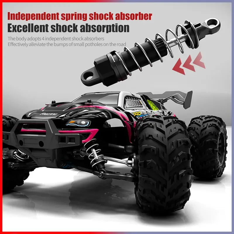 Rc Car Off Road 4x4 High Speed 75KM/H Remote Control Car With LED - ToylandEU