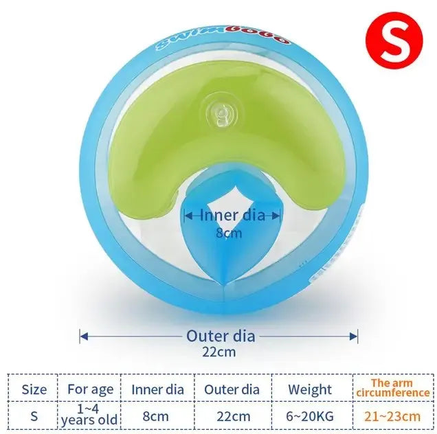 Kids Inflatable Arm Circles For Swimming Safety And Comfort