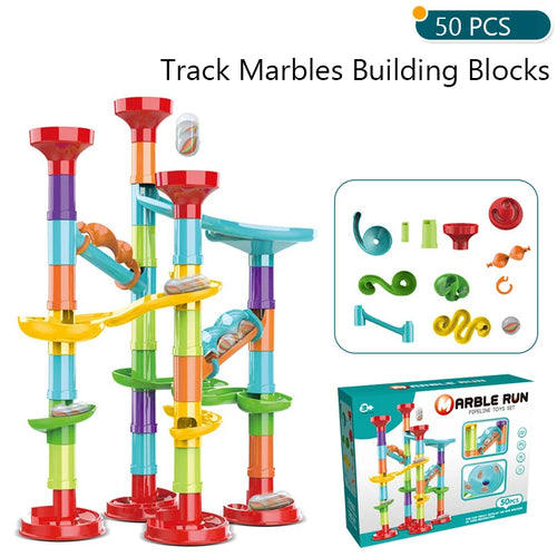 Marble Run Elevator Building Blocks Set for Kids ToylandEU.com Toyland EU