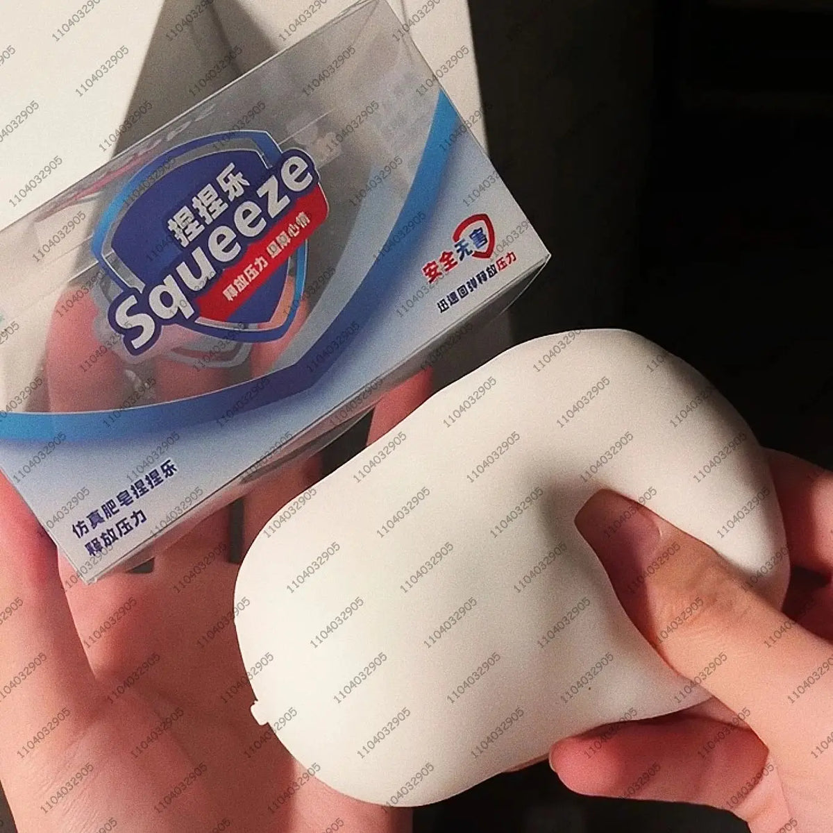 Soap Fidget Ball | Crunchy Snap Texture | Acoustic Squeeze Feel | Desk Relief