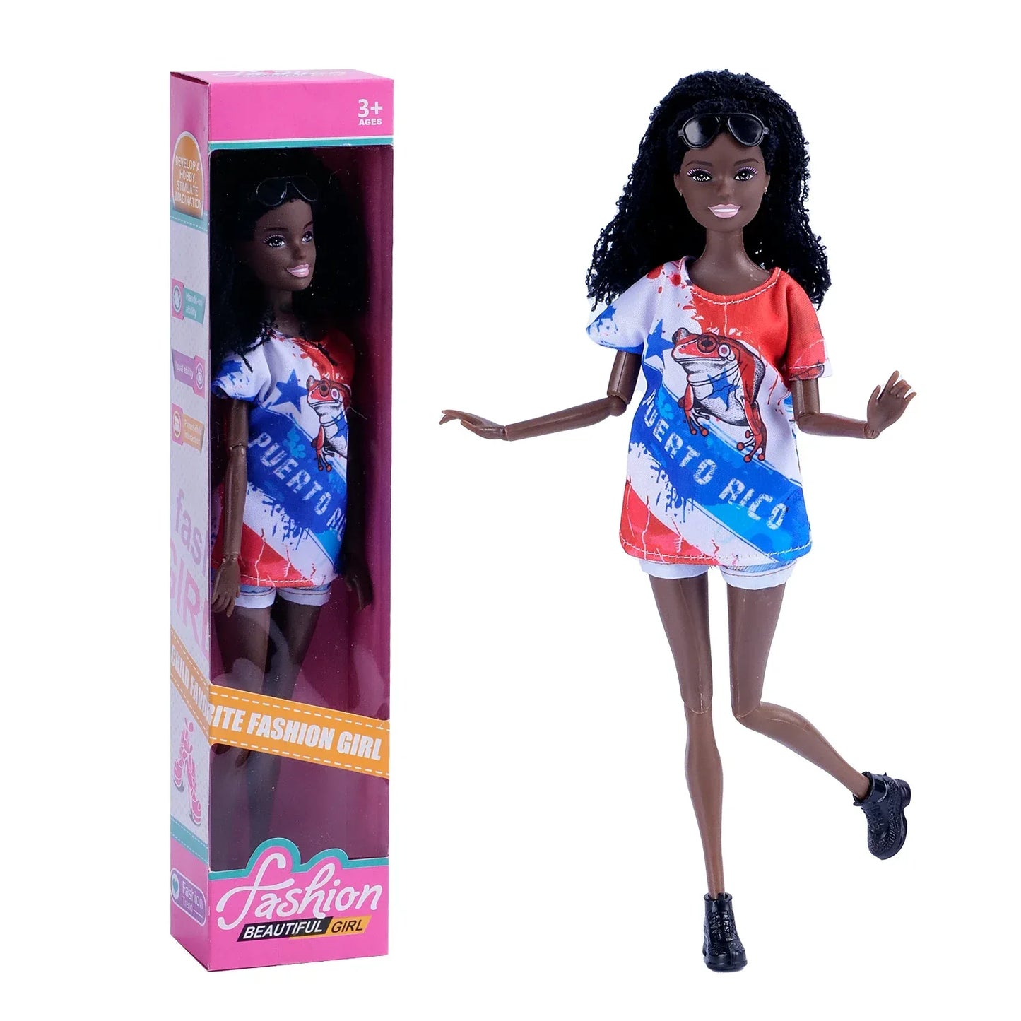 Black Barbie Doll Body 30cm For DIY Fashion Playtime - ToylandEU