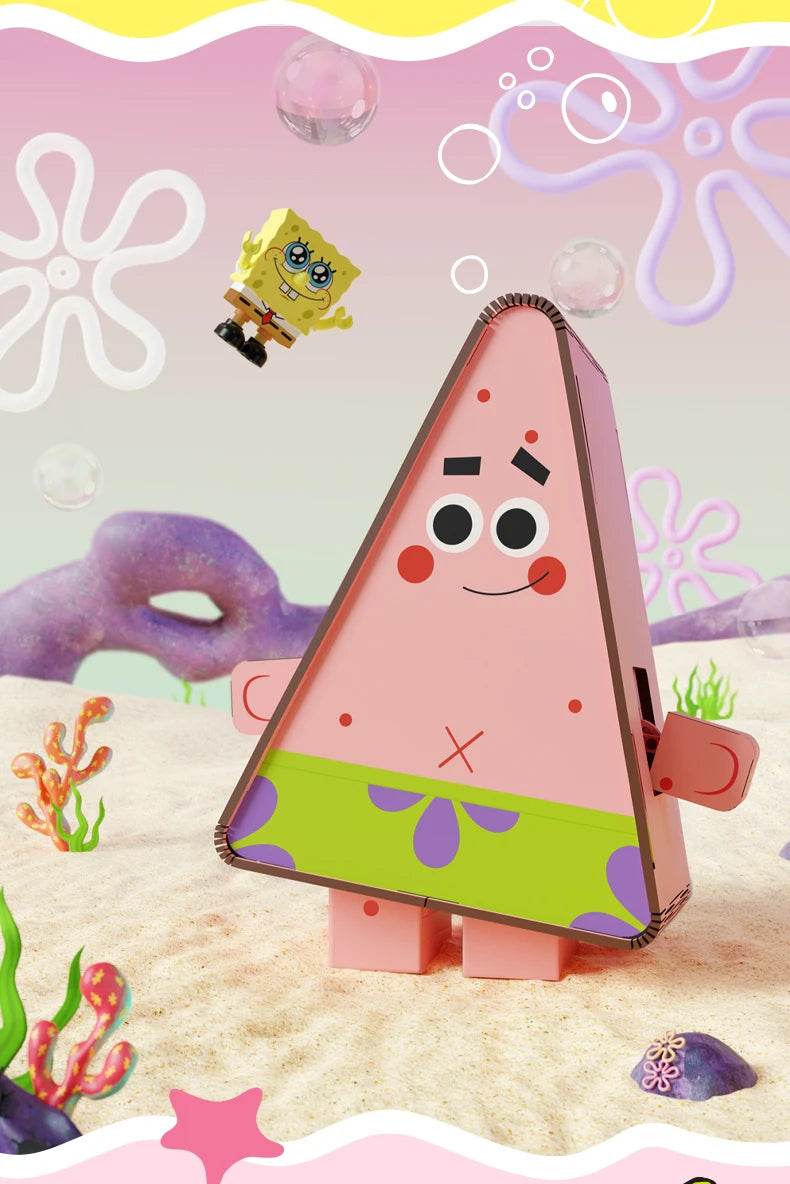 Spongebob Cartoon Krusty Krab Restaurant Building Blocks Toy - ToylandEU