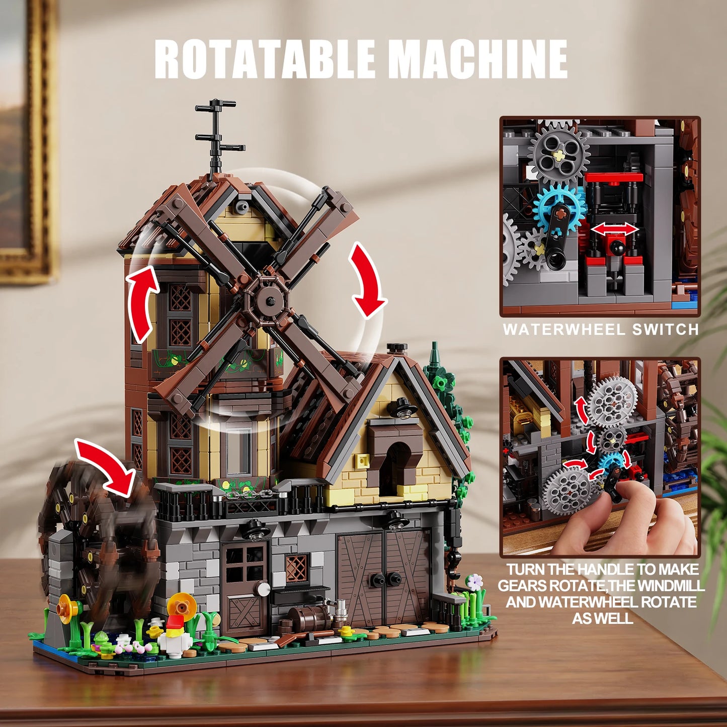 Lego Compatible Building Blocks Farm House Set For Educational Fun