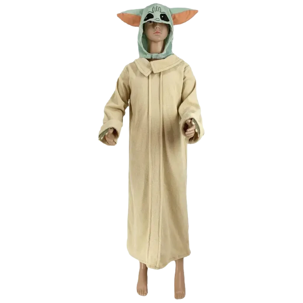 Zawaland Unisex Kids Yoda Costume - Fun Halloween Costume with Headgear