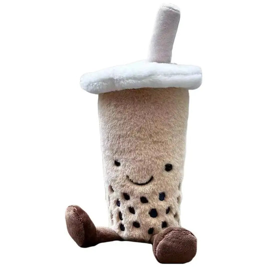 Kawaii Pearl Milk Tea Plush Doll - Soft Cuddly Toy for All Ages