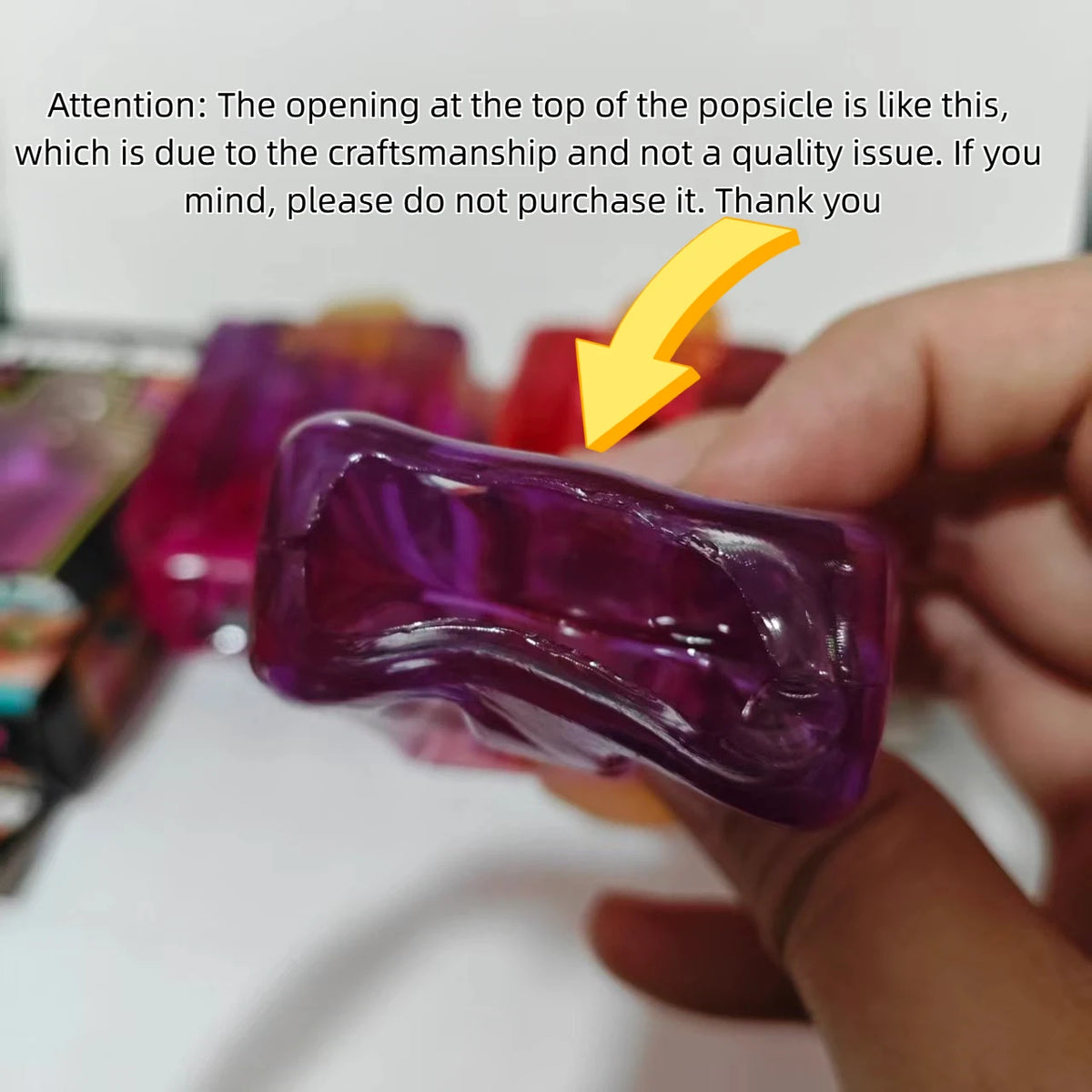 Squishy Popsicle Cube | Eva Material | Sensory Stress Relief | Blind Box
