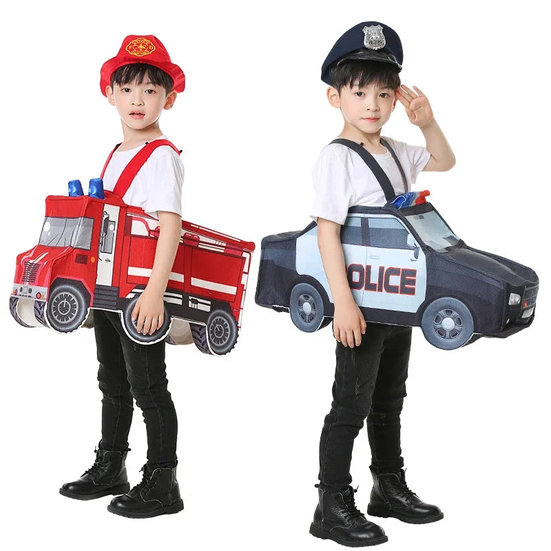 Car-Inspired Kids Costume for Halloween & Creative Performances