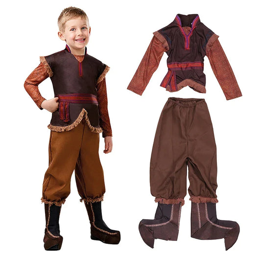 Magical Kristoff Cosplay Costume for Boys - Perfect for Themed Events