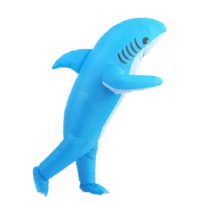 Adult Blue Shark Inflatable Costume for Men and Women Holiday Performance Costume Carnival Halloween Costume Funny Party Prop - ToylandEU