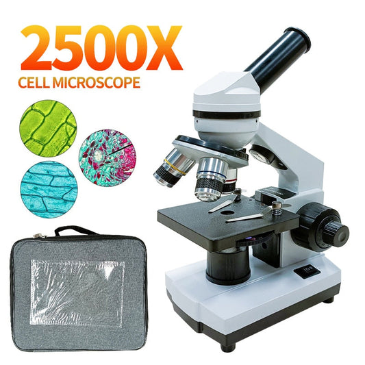 Powerful 40X-1600X Biological Microscope with Slides Set and Phone Adapter - ToylandEU