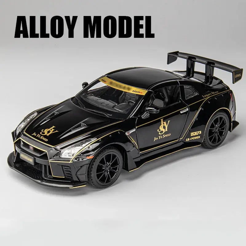 1:24 Skyline Ares GTR R35 Diecasts & Toy Vehicles Metal Toy Car Model High Simulation Pull Back Collection Kids Toys - ToylandEU