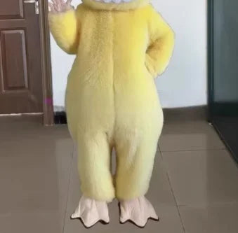 Cartoon Bunny Mascot Costume | Adult Size | Water Washable | Halloween Carnival