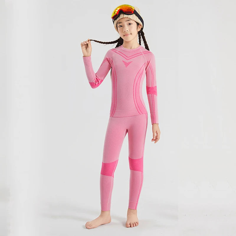 Kids Compression Base Layer Set | Compressed Fit | Durable Knit | Unisex Youth