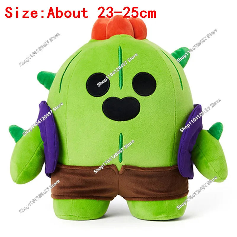 Plush Toy | Spike Plush 10cm-25cm | Brawler Cartoon Theme | Game Character