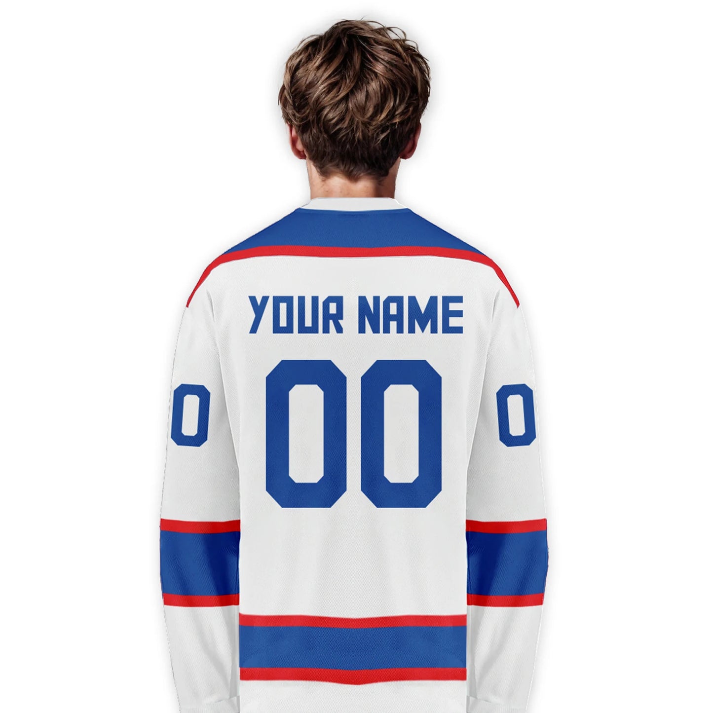 Personalized Custom Slovakia Ice Hockey Jersey - Any Name & Number for Men, Women, Youth, and Kids Team Uniform