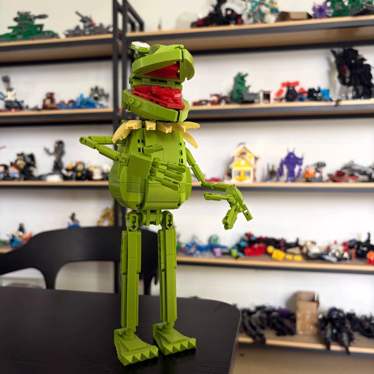 442pcs Kermits The Frog Funny Model Building Blocks DIY Bricks Creative Action Figures Idea Christmas Gifts Kids Toy Birthday - ToylandEU