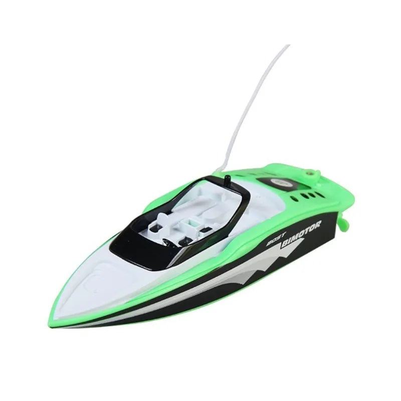 RC High-Speed RC Waterproof Motor Boat with 2.4GHz Remote Control - Mini Rechargeable Electric Sports Toy