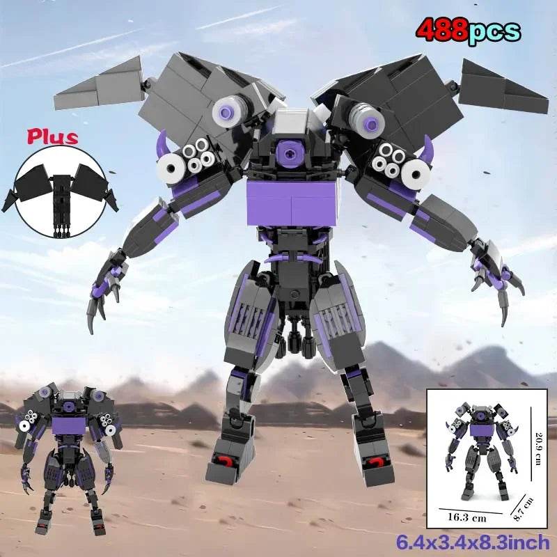 Moc Skibidi Toilet Action Figures Building Blocks For Kids Building Bricks MOC - ToylandEU