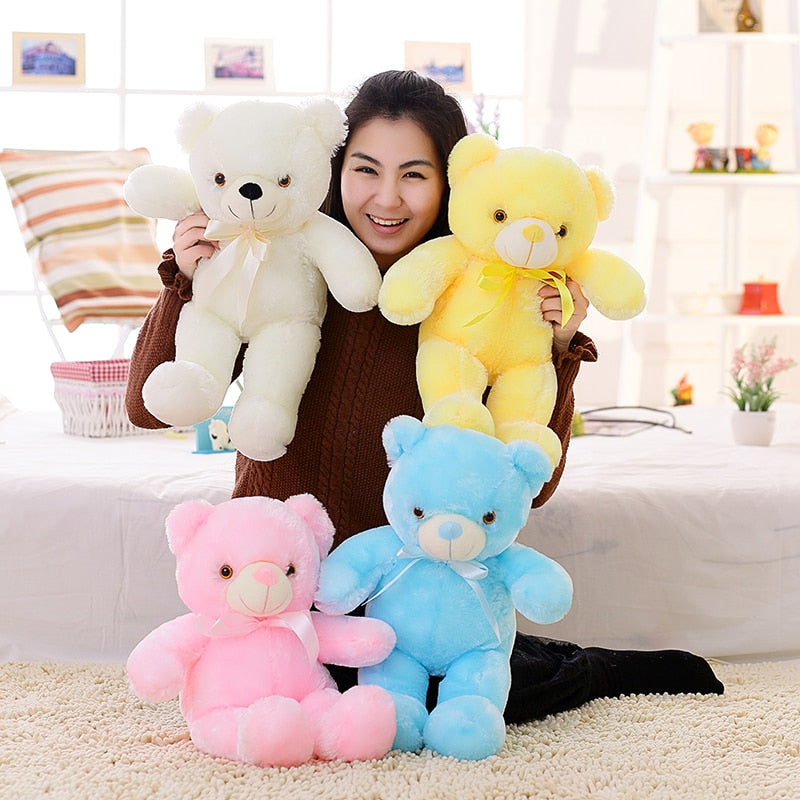 32-50cm Luminous LED Teddy Bear Stuffed Animal Plush Toy - ToylandEU