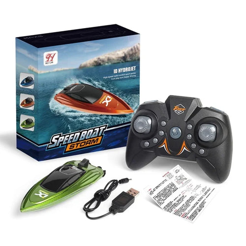 RC Boat Children's Mini Remote Control Boat Speedboat Summer Swimming ToylandEU.com Toyland EU