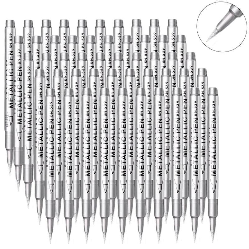 Metallic Paint Pens | Brush Tip Nib | Toylandeu™